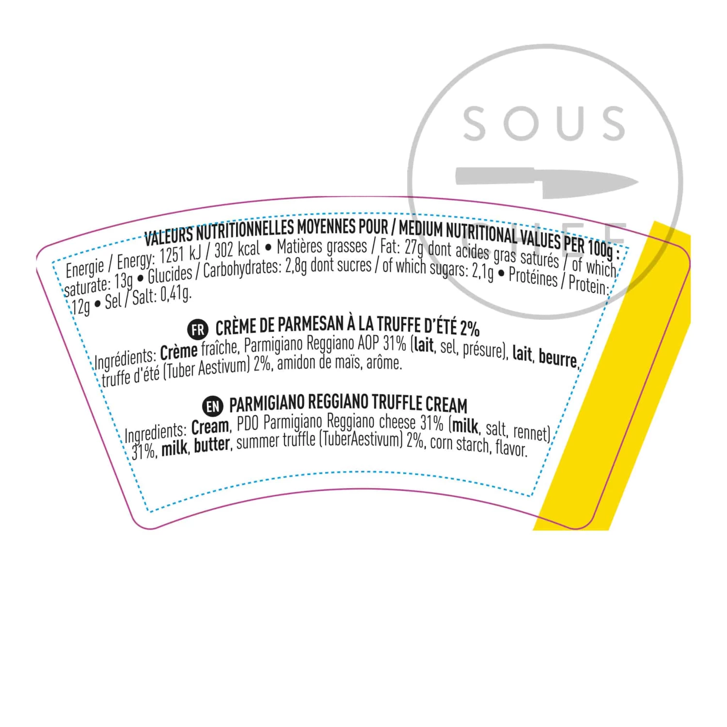 Maison Bremond Parmigiano Reggiano Truffle Cream 110g 2 Maison Bremond Parmigiano Reggiano Truffle Cream 110g - Image 2