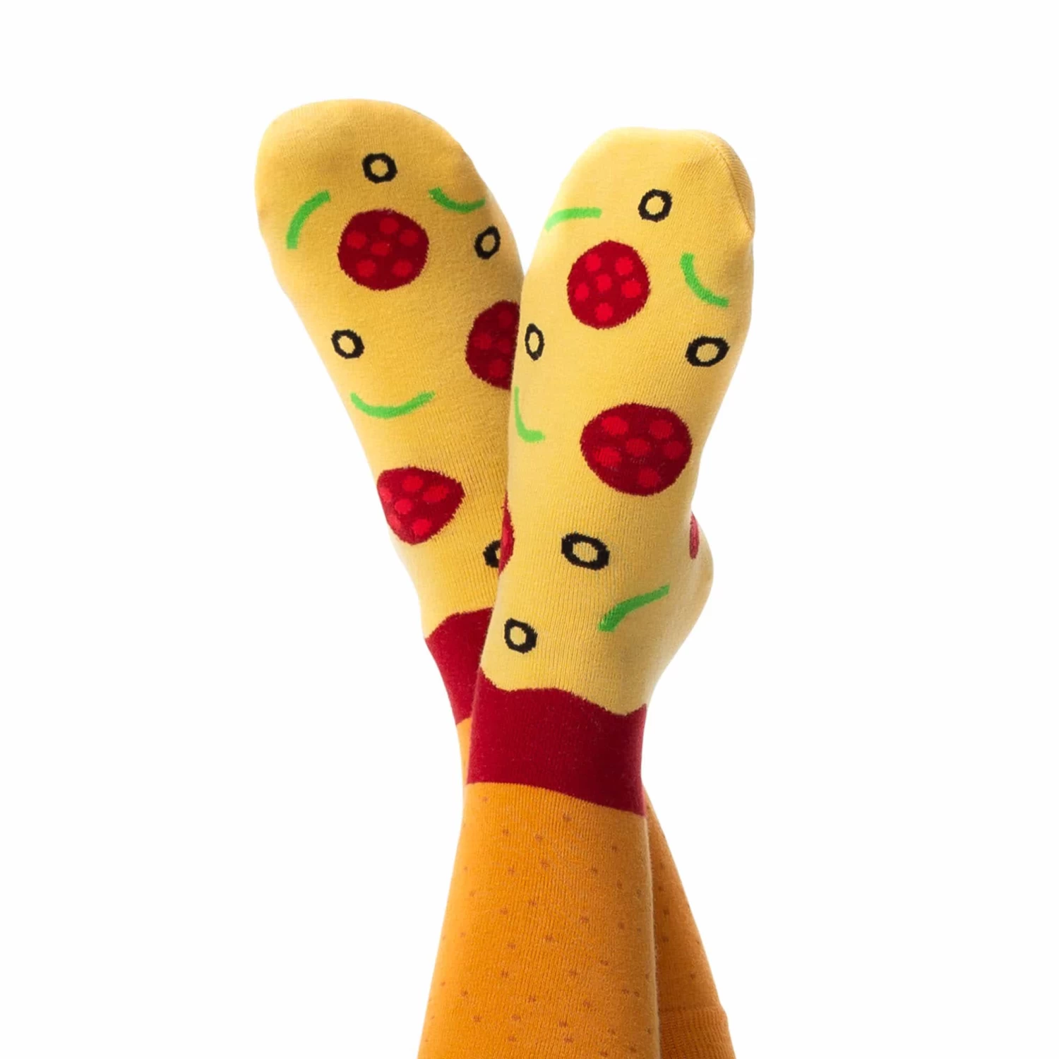 Pizza Slice Socks 2 Pizza Slice Socks - Image 2