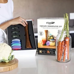 Masontops Complete At Home Wide Mouth Fermentation Kit -Sous Chef MJ0001MasontopsCompleteAtHomeWideMouthFermentationKitLife