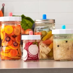 Masontops Complete At Home Wide Mouth Fermentation Kit -Sous Chef MJ0001MasontopsCompleteAtHomeWideMouthFermentationKitLife2