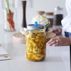 Masontops Wide Mouth Pickle Pipes, Set Of 4 -Sous Chef MJ0004MasontopsWideMouthPicklePipes Setof4Life2