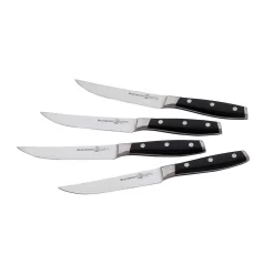 Messermeister Avanta Steak Knife, Set Of 4, Black