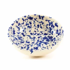 Puglia Blue Splatter Bowl 19cm -Sous Chef NC0013 PugliaBowl19cmBlue