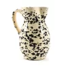 Puglia Black Splatter Ceramic Pitcher