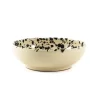Puglia Black Splatter Bowl 19cm