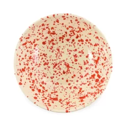 Puglia Red Splatter Large Salad Bowl 28cm 5 Puglia Red Splatter Large Salad Bowl 28cm -Sous Chef NC0042 PugliaRedSplatterLargeSaladBowl28cm
