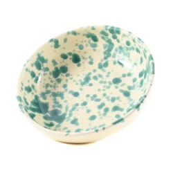 Puglia Aquamarine Splatter Bowl 19cm -Sous Chef NC0048 PugliaAquamarineSplatterBowl19cm var2