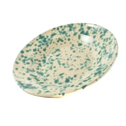 Puglia Aquamarine Splatter Pasta Bowl 29cm -Sous Chef NC0052 PugliaAquamarineSplatterPastaBowl29cm var2