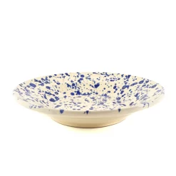 Puglia Blue Splatter Pasta Bowl 29cm