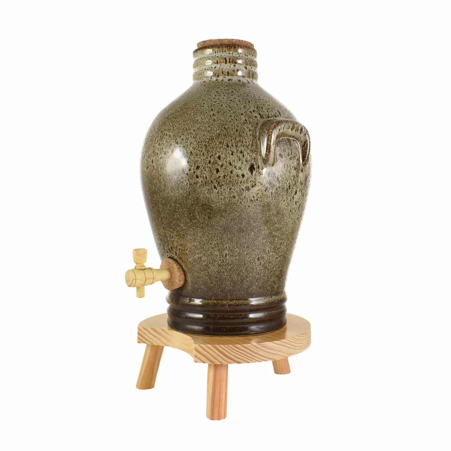 Cream Speckled Vinaigrier 3L 1 Cream Speckled Vinaigrier 3L