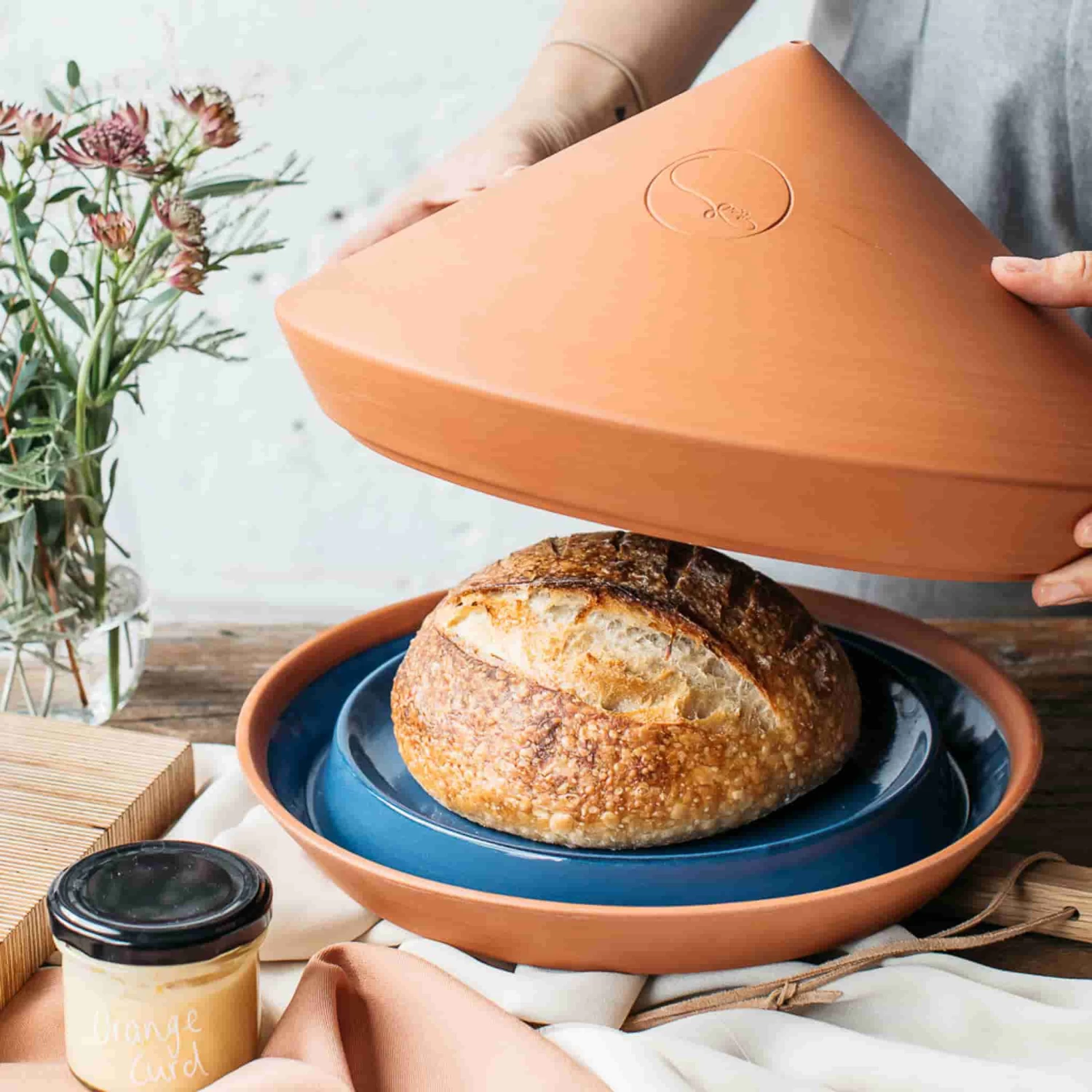 The Spring Oven, Blue Glazed Terracotta 3 The Spring Oven, Blue Glazed Terracotta - Image 3