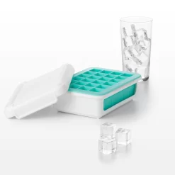 Oxo Covered Silicone Cocktail Ice Cube Tray -Sous Chef OX0076 OxoCoveredSiliconeCocktailIceCubeTray LS