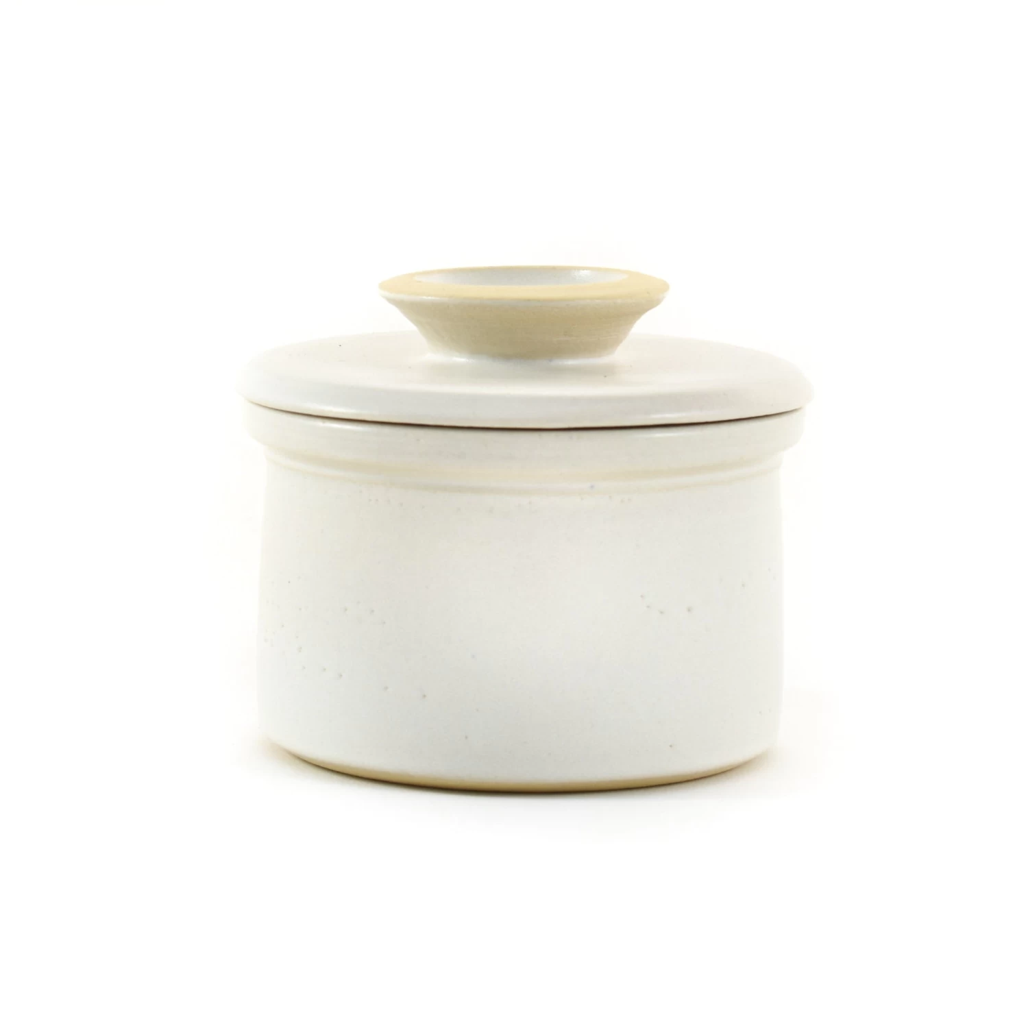 French Style Stoneware Butter Pot 1 French Style Stoneware Butter Pot