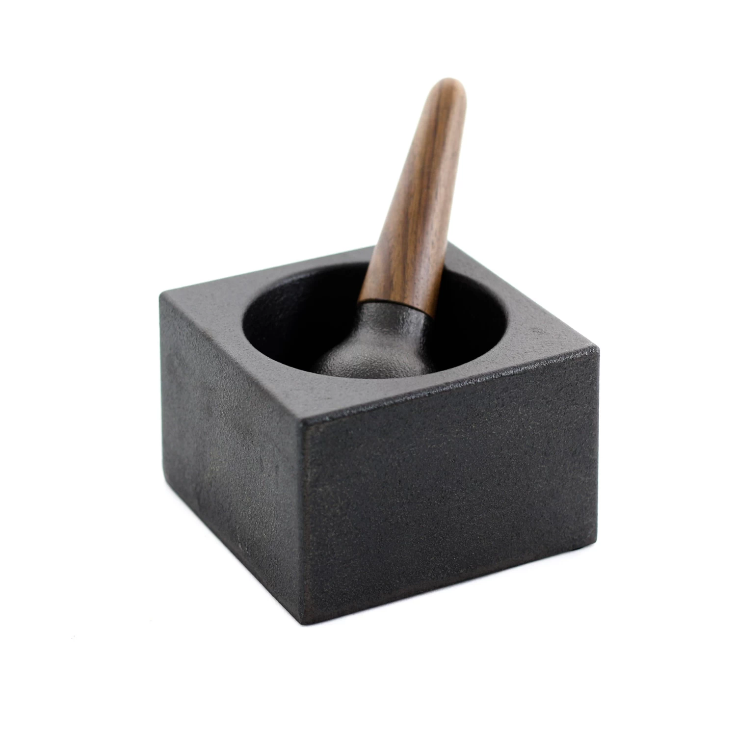 Skeppshult Contemporary Cast Iron & Walnut Pestle & Mortar 1 Skeppshult Contemporary Cast Iron & Walnut Pestle & Mortar