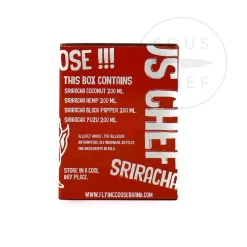 Flying Goose Sriracha Box Set, 4 X 200ml -Sous Chef SI0108FlyingGooseSriracha4Pack4x200mlcontents