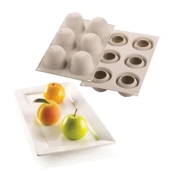 Silikomart Silicone Peach Dessert Mould 118ml