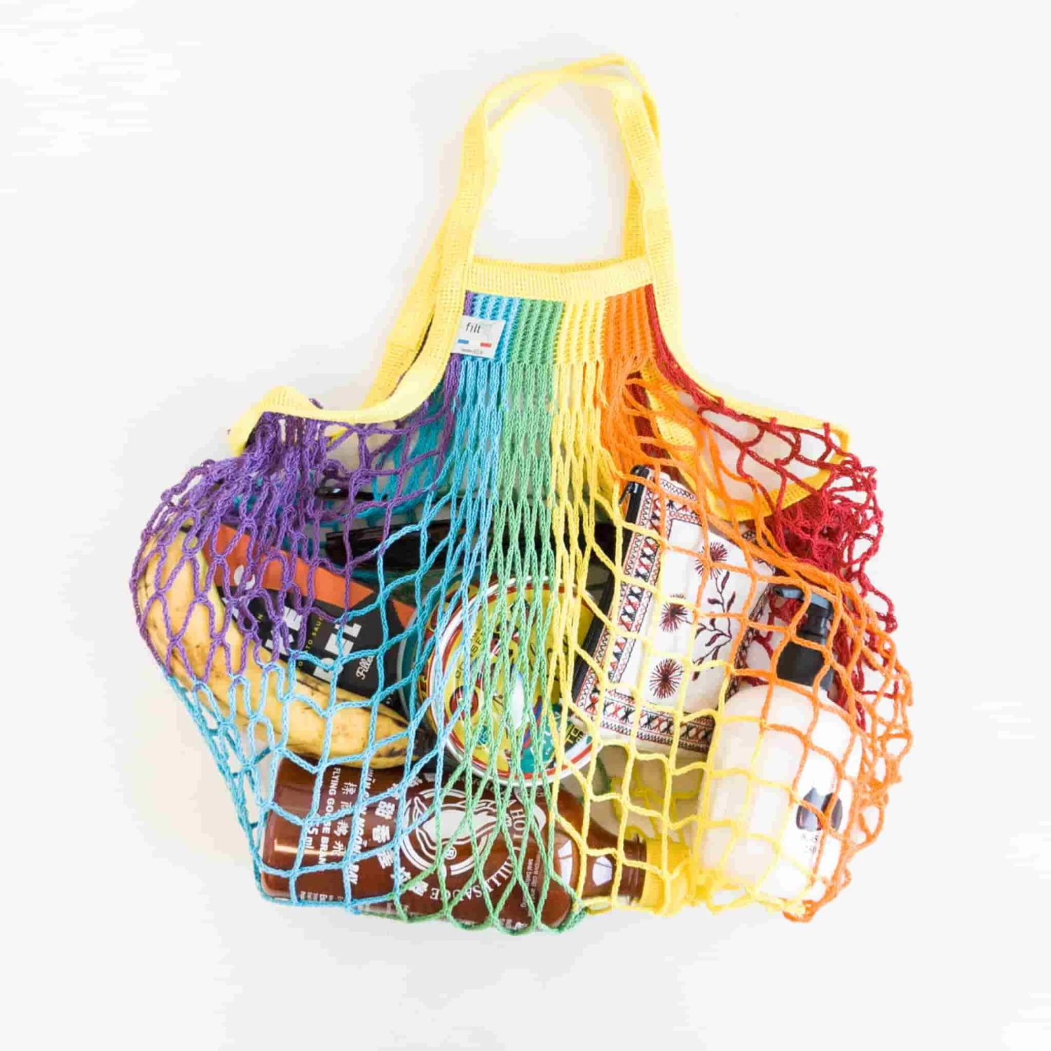 Filt String Bag In Rainbow 2 Filt String Bag In Rainbow - Image 2