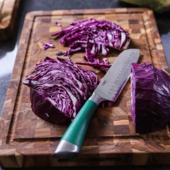 Teakhaus End Grain Butcher Block Carving Board, Extra Thick -Sous Chef TK0006lifestyle