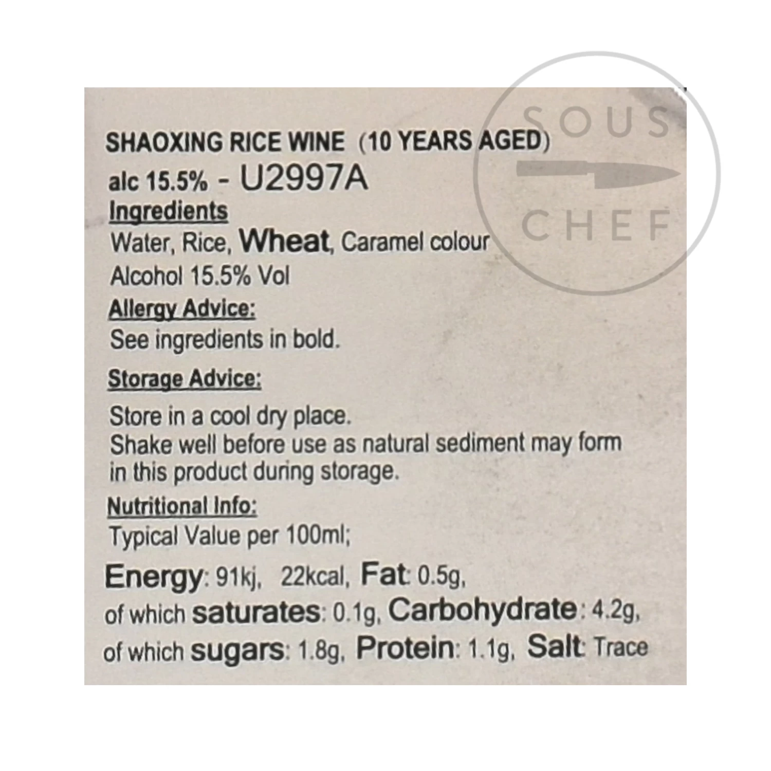 Shaoxing Rice Wine - 10 Year Aged 500ml 4 Shaoxing Rice Wine - 10 Year Aged 500ml - Image 4