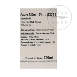 Tosatsuru Azure Sake, 720ml 5 Tosatsuru Azure Sake, 720ml -Sous Chef TZ0044 TosatsuruAzureSake 1