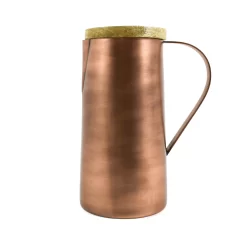 Copper & Mango Wood Water Jug 1250ml