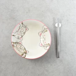 Pink Lucky Cat Japanese Ramen Bowl, 20.5cm 5 Pink Lucky Cat Japanese Ramen Bowl, 20.5cm -Sous Chef Untitled 1 0011 tableware 24of56 .jpgcopy 4cd3501b 5c59 4950 94a9 32c65b89638e