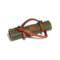 Witloft Leather 5-Pocket Knife Roll, Green