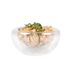3 X 170ml Medium Double-Walled Glass Bowl 8 3 X 170ml Medium Double-Walled Glass Bowl -Sous Chef b803061 900px
