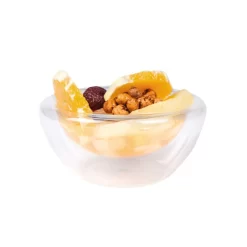 6 X 120ml Small Double Wall Glass Bowl -Sous Chef b803062 900px