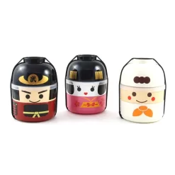 Pink Geisha Bento Box 640ml -Sous Chef bento box people trio 2
