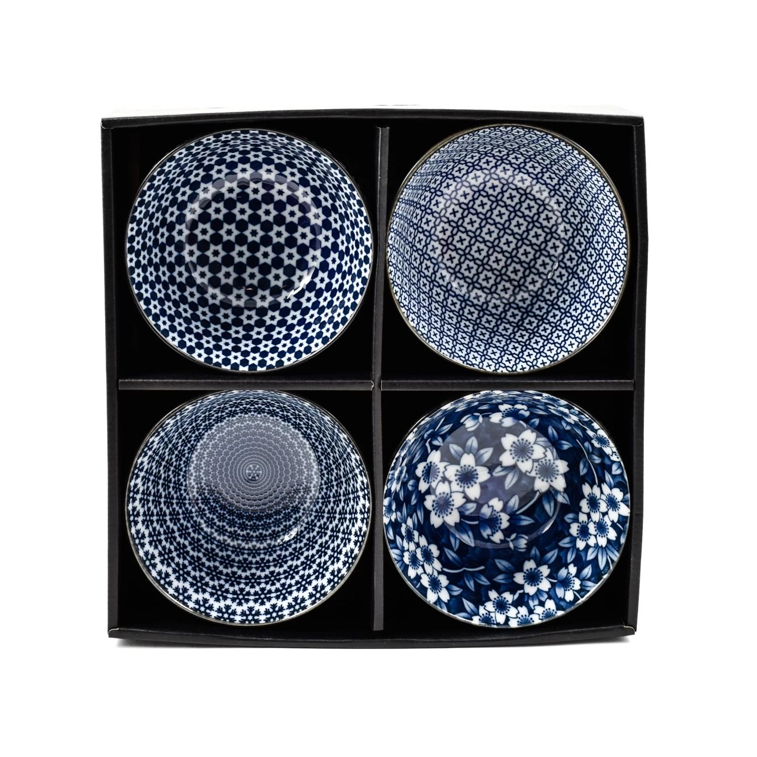Blue & White Rice Bowl Boxed Gift Set 3 Blue & White Rice Bowl Boxed Gift Set - Image 3