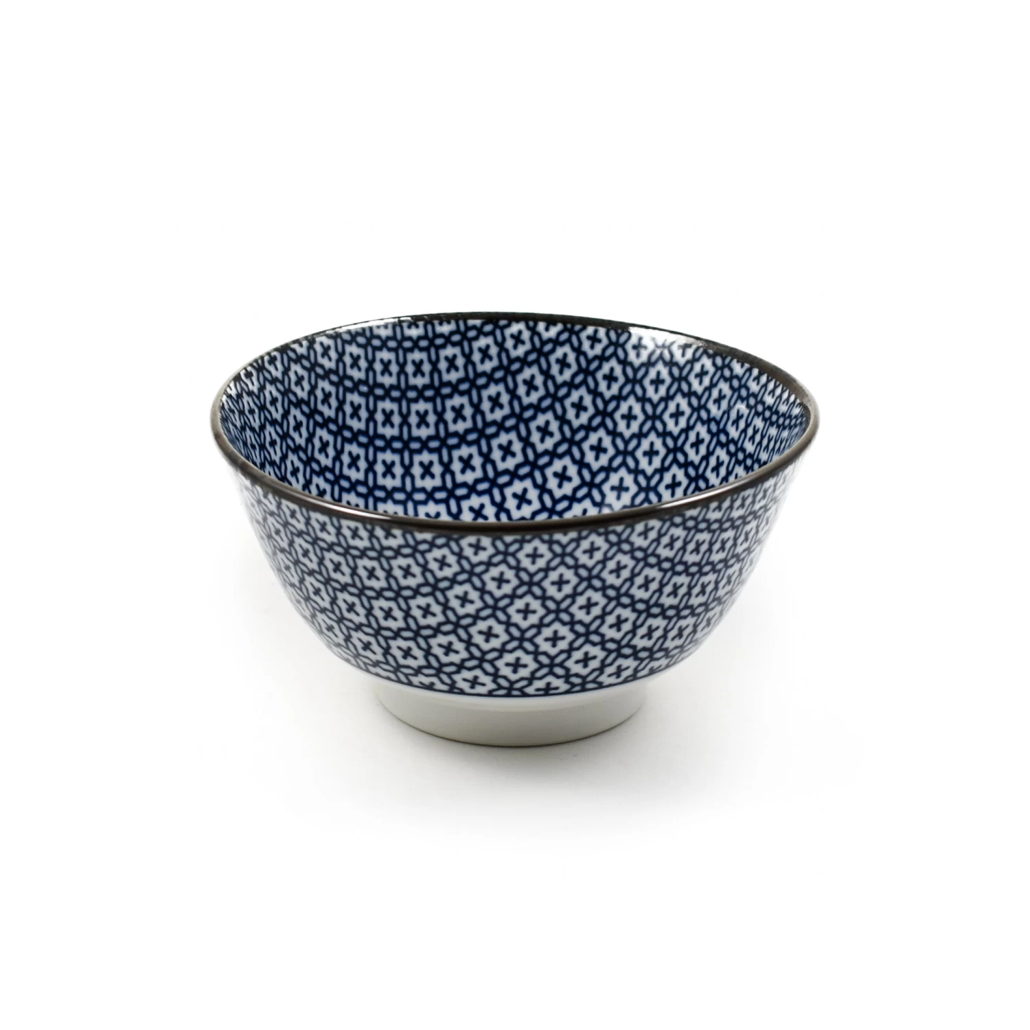 Blue & White Rice Bowl Boxed Gift Set 4 Blue & White Rice Bowl Boxed Gift Set - Image 4