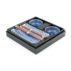 Blue Star Sushi Serving Set -Sous Chef blue star sushi swerving set box