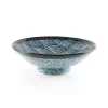 Blue Wave Large Shallow Bowl