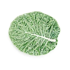 Bordallo Pinheiro Cabbage Leaf Oval Platter -Sous Chef cabbage leaf oval platter 1