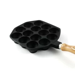Cast Iron Takoyaki Pan 18cm Dia 5 Cast Iron Takoyaki Pan 18cm Dia -Sous Chef cast iron takoyaki top 1