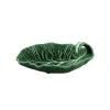 Bordallo Pinheiro Curved Cabbage Leaf Dish 25cm