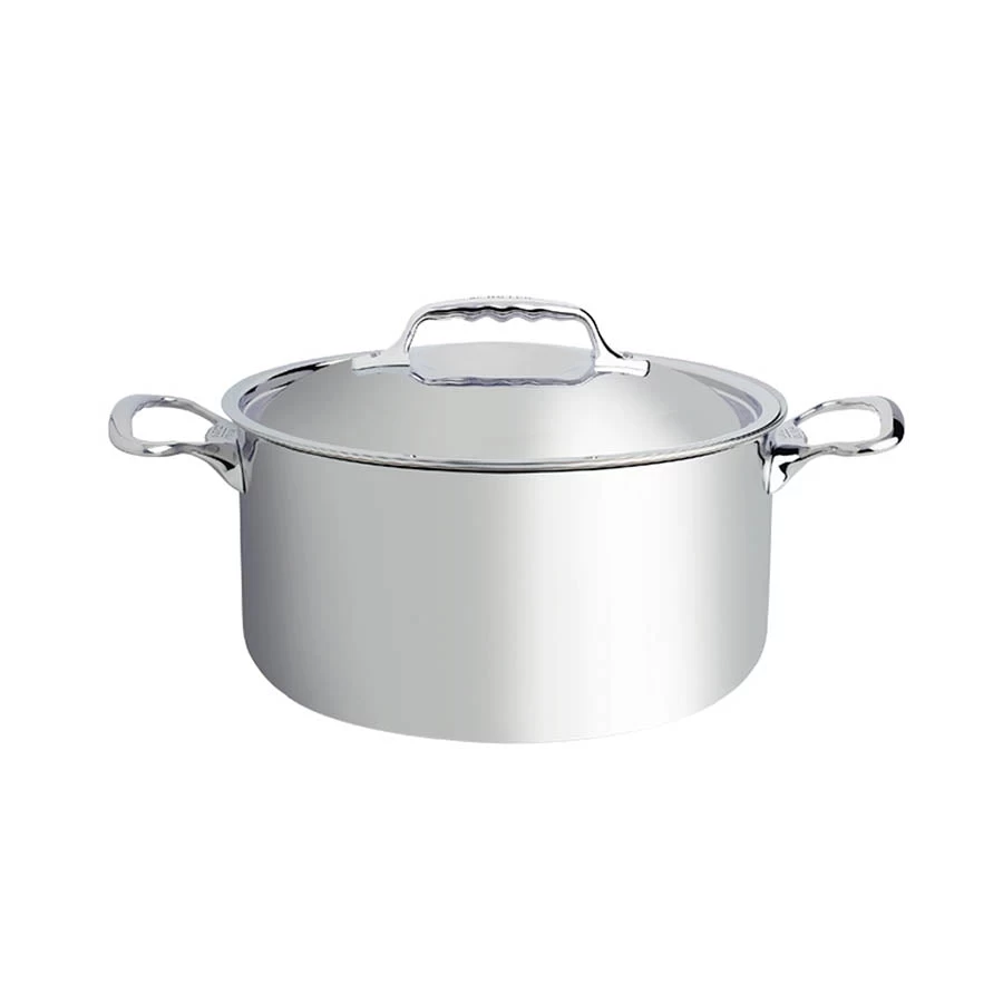 De Buyer Affinity Stainless Steel Casserole Pan With Lid 1 De Buyer Affinity Stainless Steel Casserole Pan With Lid