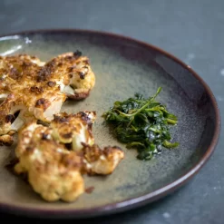 Lagoa Dinner Plate 27cm 9 Lagoa Dinner Plate 27cm -Sous Chef green hatch cauliflower steak side