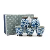 Kashiwa Blue Japanese Teacup Set