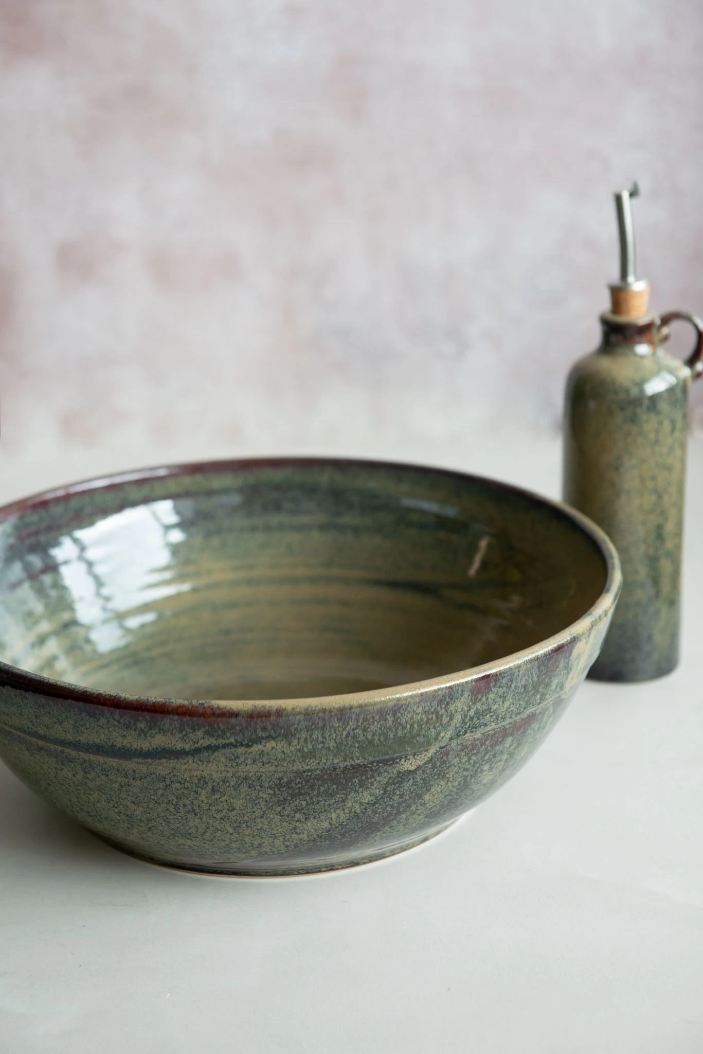 Lagoa Large Handmade Salad Bowl 5 Lagoa Large Handmade Salad Bowl - Image 5