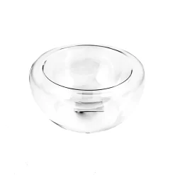 3 X 260ml Large Double-Walled Glass Bowl