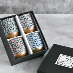 Colourful Japanese Flower Tea Cup Set -Sous Chef lifestyle 0014 ColourfulJapaneseFlowerTeaCupSet lifestyle2 JA0087