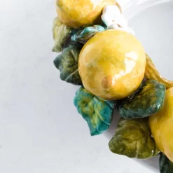 Handmade Tuscan Lemon Bowl 35cm -Sous Chef lifestyle 0037 TuscanLemonBowl closeup1 NC0002