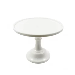 Mosser Glass White Milk Glass Cake Stand -Sous Chef mosser glass 10 cake stand in milk white