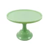Mosser Glass Jade Milk Glass Cake Stand