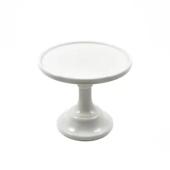 Mosser Glass White Milk Glass Cake Stand -Sous Chef mosser glass 6 cake stand in milk white