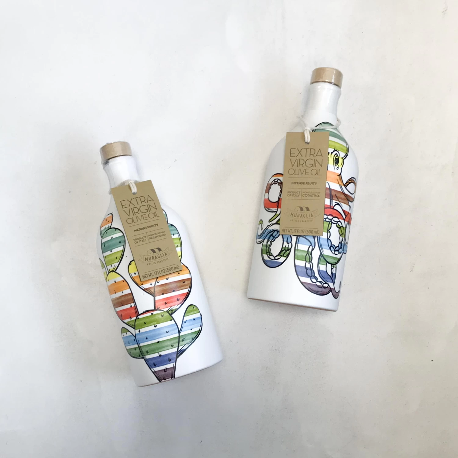 Frantoio Muraglia Intense Fruity Extra Virgin Olive Oil In Octopus Terracotta Bottle 500ml 2 Frantoio Muraglia Intense Fruity Extra Virgin Olive Oil In Octopus Terracotta Bottle 500ml - Image 2