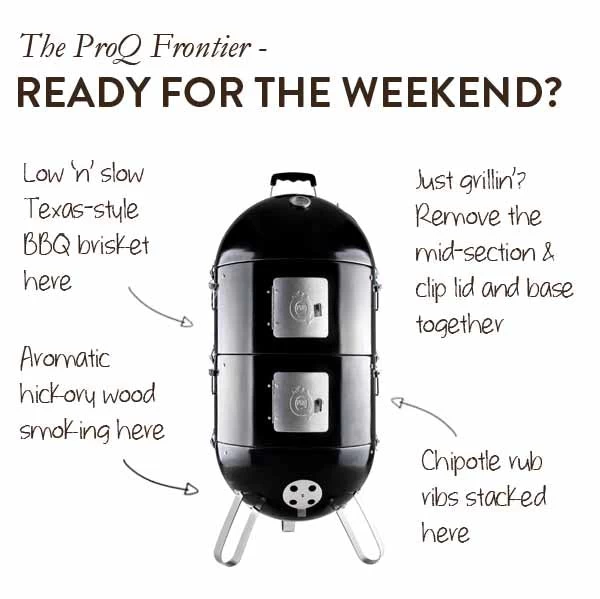 ProQ Frontier Elite 3in1 BBQ Smoker 7 ProQ Frontier Elite 3in1 BBQ Smoker - Image 7