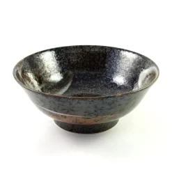 Karasuba-Iro Ramen Bowl -Sous Chef ramen bowl brown black above
